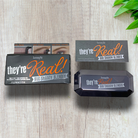 NEW They’re Real! Benefit Duo Eye Shadow Blender Mauve Mischief 3.5 g Boxed HTF - Picture 1 of 5